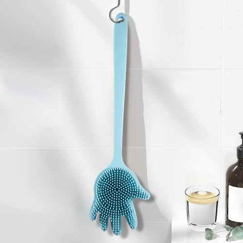 Cepillo Para Masaje Y Exfoliación, Cepillo De Silicona De Do