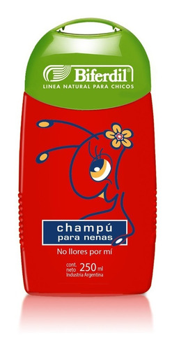 Biferdil Shampoo Para Niños Rojo X 250ml