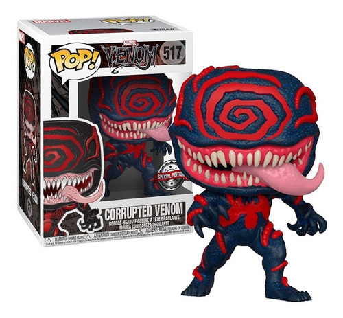 Imagem 1 de 5 de Boneco Funko Corrupted Venom 517 Brilha No Escuro Original