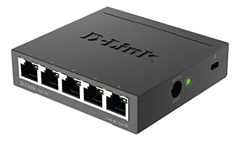 Switch Ethernet D-link 5 Puertos Gigabit Metálico