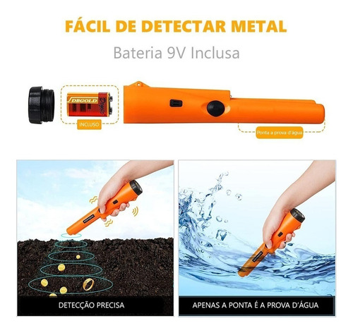 Gv Puntero Detector De Metales, Oro, Plata, Cobre