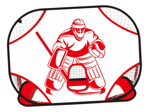 Práctica De Objetivos De Hockey Objetivo Objetivo Rojo