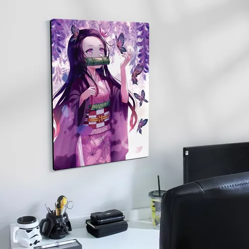 Quadro Decoração Mdf Demon Slayer Kamado Nezuko Forma Oni