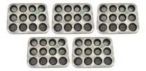 Comprar Kit 5 Formas De Cupcakes 12 Cavidades Antiaderente