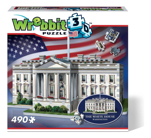 Rompecabezas  3d The White House  3d (490 Piezas) (w Fr80rt