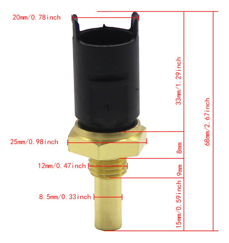 Sensor De Temperatura Para Bmw 13621703993