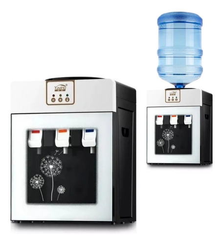 Dispensador Agua Fría / Caliente Sobremesa Eléctrico Color Negro/blanco