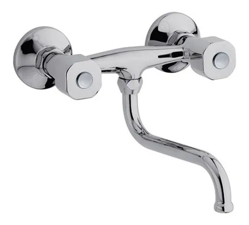 Griferia Fv Arizona 409 b1p Canilla Cocina Exterior Pared