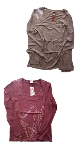 Lote Remeras Manga Larga Brandel/vex. Por 13 Unidades Varios