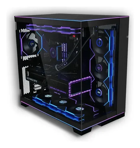 Gabinete Gamer Lian Li O11 Dynamic Evo Rgb Preto Vidro Temp