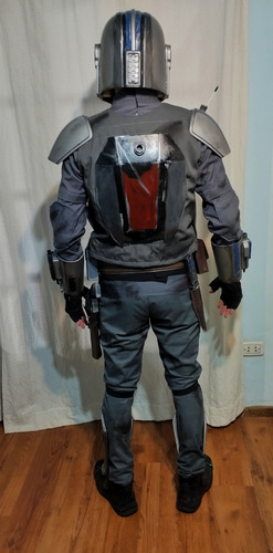 Cosplay Disfraz Mandalorian Custom Talle M Gris Oscuro M (Usado)