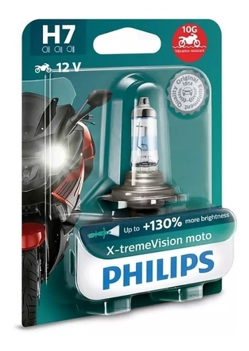 Ampolleta Moto H7 Philips X-tremevision 