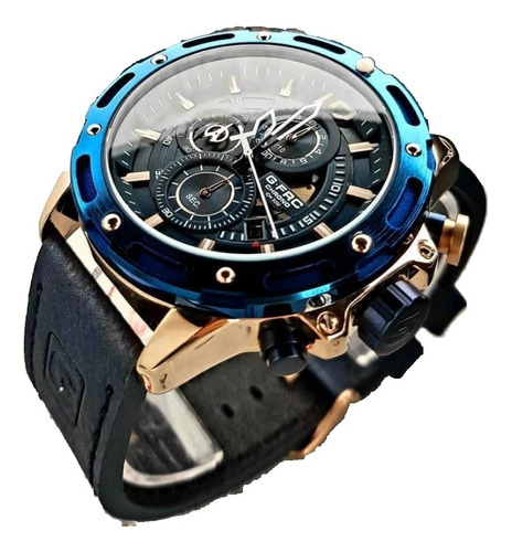 Reloj G-force Caballero 100% Original Pulsera En Cuero