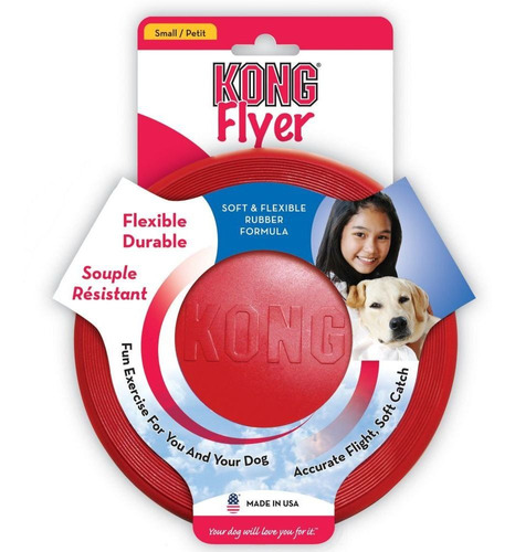 Kong Juguetes Para Perro-kong Caucho Classic Frisbee Small K