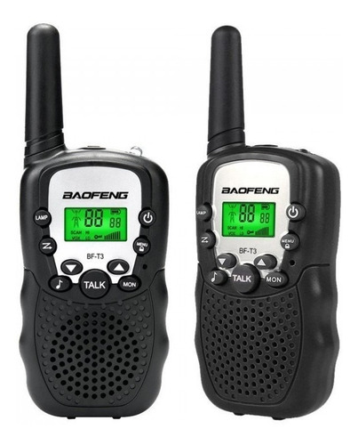 Radio Portatil Baofeng T3 Walkie Talkie 3km Transmisor Par