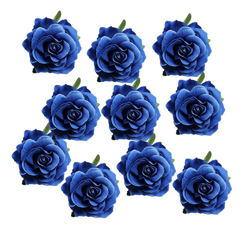 Artesanía De Flores Artificiales Azul Oscuro