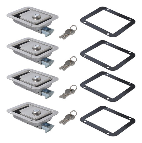 4x Cerradura De Puerta Caja De Herramientas Para Remolque