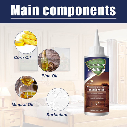 Agente De Recubrimiento De Cristal Para Pulir Muebles, 50 Ml