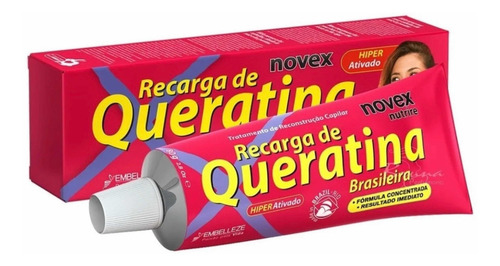 6 Un Recarga De Keratina Novex 80g C/u Embelleze