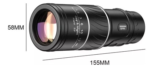 Visor Monocular 16x52, Zoom De 6 Km Contra El Agua Día Y Noc