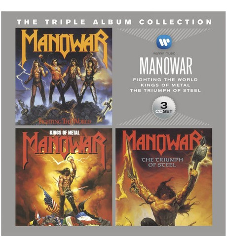 Cd De La Colección De Álbumes Triples De Manowar