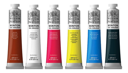  Oleos Winsor & Newton Winton  200ml X6 Colores A Eleccion