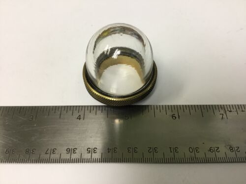 Vintage Clear Glass Lens For Navigation, Ms17374-1, Nos Nne