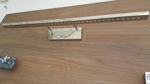 Arandela Articulada Led 10w P/ Quadros Ou Espelhos Banheiro Estrutura Cromado