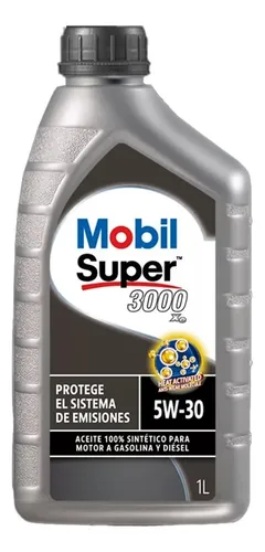 Aceite 5w30 Mobil Sintético Super 3000 1 Litro