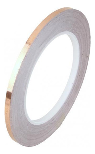 2x5mm X 30 M Adesiva Da De Cobre Emi Blindagem Guitarra Slug