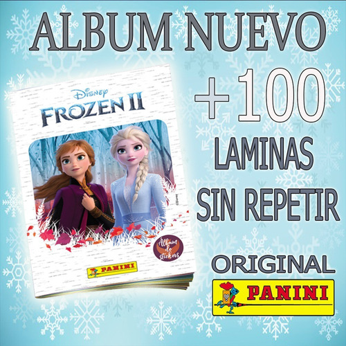 Album Frozen 2 Panini + 100 Laminas Sin Repetir