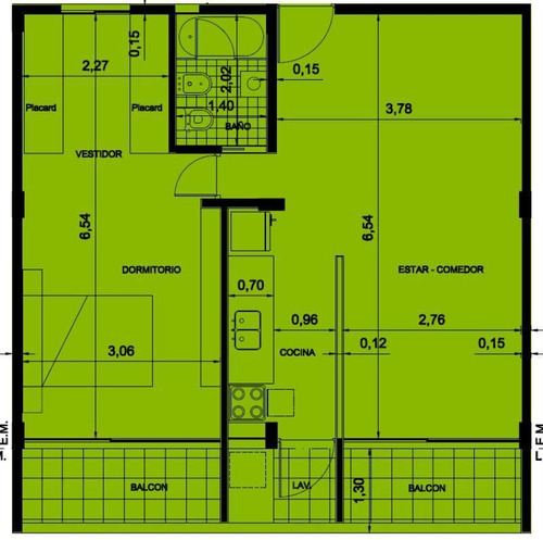 Imagen 13 de 14 de Venta Depto 1 Dormitorio A Estrenar - 59 E/ 9 Y 10 - La Plata