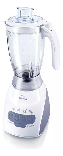 Liquidificador Philips Walita RI2030 2 L branco e cinza com jarra de san 127V