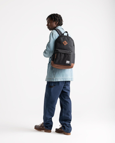 Herschel Heritage: Mochila Rayada Gris Claro, Talla Única
