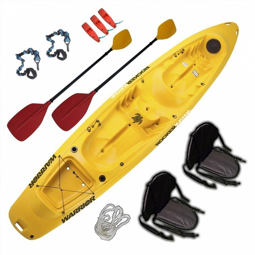Kayak Rocker Combo 2 Warrior 3 Personas Premium Freeterra!!