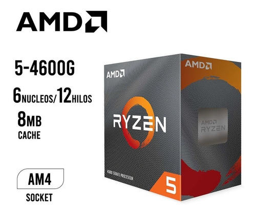 Imagen 2 de 7 de Pc Armada Msi A320m + Ryzen 5 4600g + 8gb Ram + Ssd 240gb