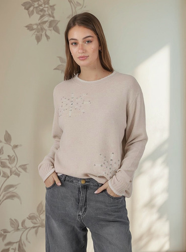Sweater Premium Mohair Marks Con Piedras Gua138 Arizona