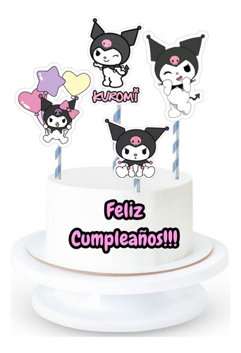 Kit Imprimible Cumpleaños Candy Bar Kuromi 1 Personalizable