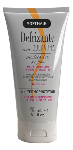 Defrizante Queratina Repoem A Massa Do Fio Soft Hair 240ml