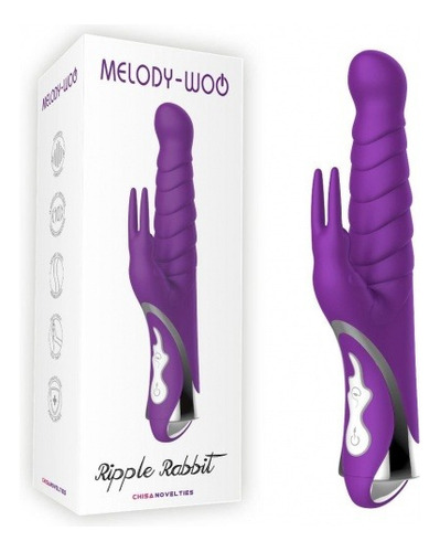 Melody Woo Ripple Vibrador Rabbit Clitoral Sexshop  