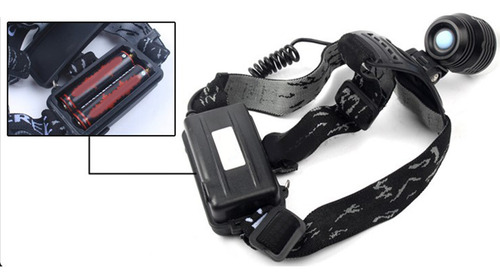 Linterna Frontal Led De Alta Potencia Recargable Por Usb