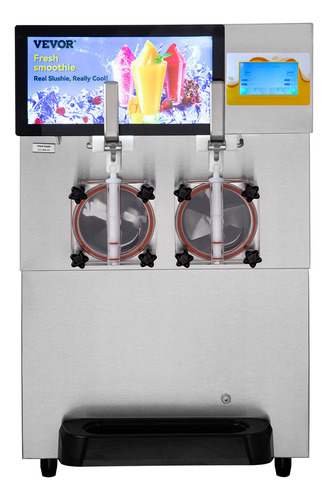 Vevor Máquina De Granizados De Bebida Comercial 2x8 L1800w