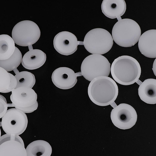 El Tapón De Rosca Útil Cubre Cubierta Del 100pcs Blanco