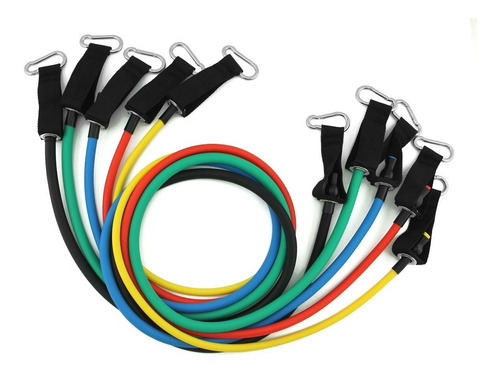 Imagen 2 de 5 de Kit Bandas Elásticas Entrenamiento Ejercicio Gym Balboafit