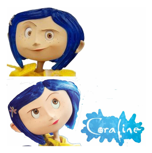 Coraline Neca Raincoat Impermeable Amarillo Caja Original 