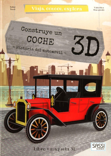 Construye Coche 3d - Libro + Maqueta - Sassi Science
