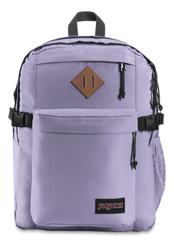 Mochila Jansport Main Campus Color Pastel Lilac Diseño de la tela Liso