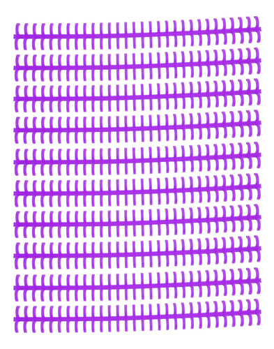 Anillos De Encuadernación De Plástico Violeta, 10 Unidades,