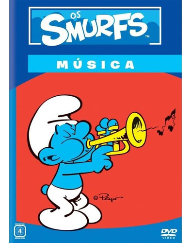 Os Smurfs Musica Dvd Original Lacrado