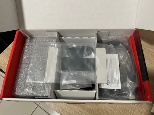 Nintendo Switch V2 Desbloque. + Microsd 128gb + Suporte - Envio Imediato! Vermelho (Usado)